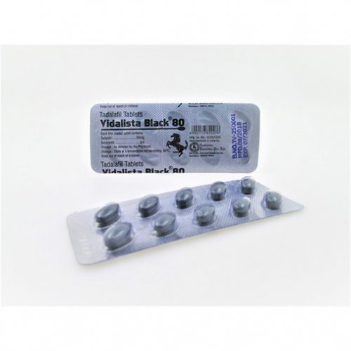 Vidalista Black 80 mg (Tadalafil 80 mg)